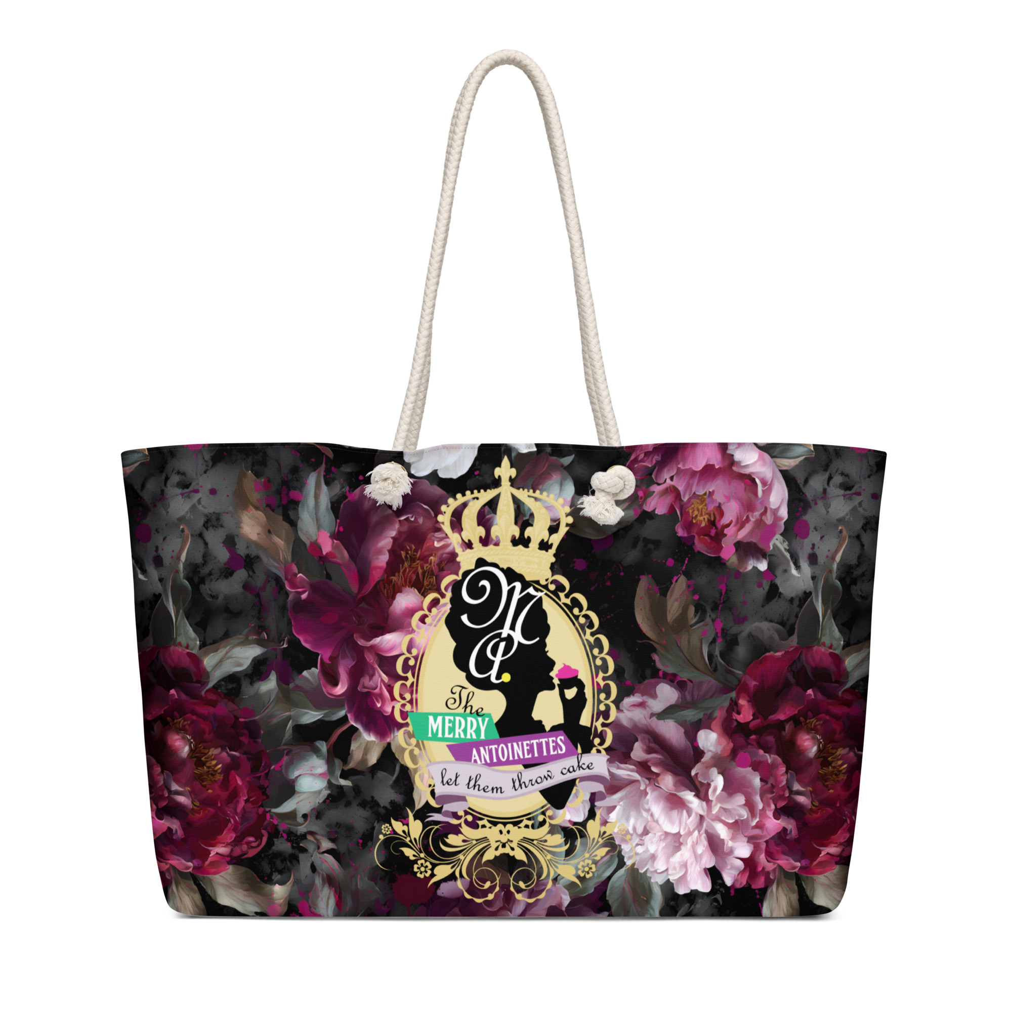 Krewe Crest Floral Oversized Weekender Bag - Image 4