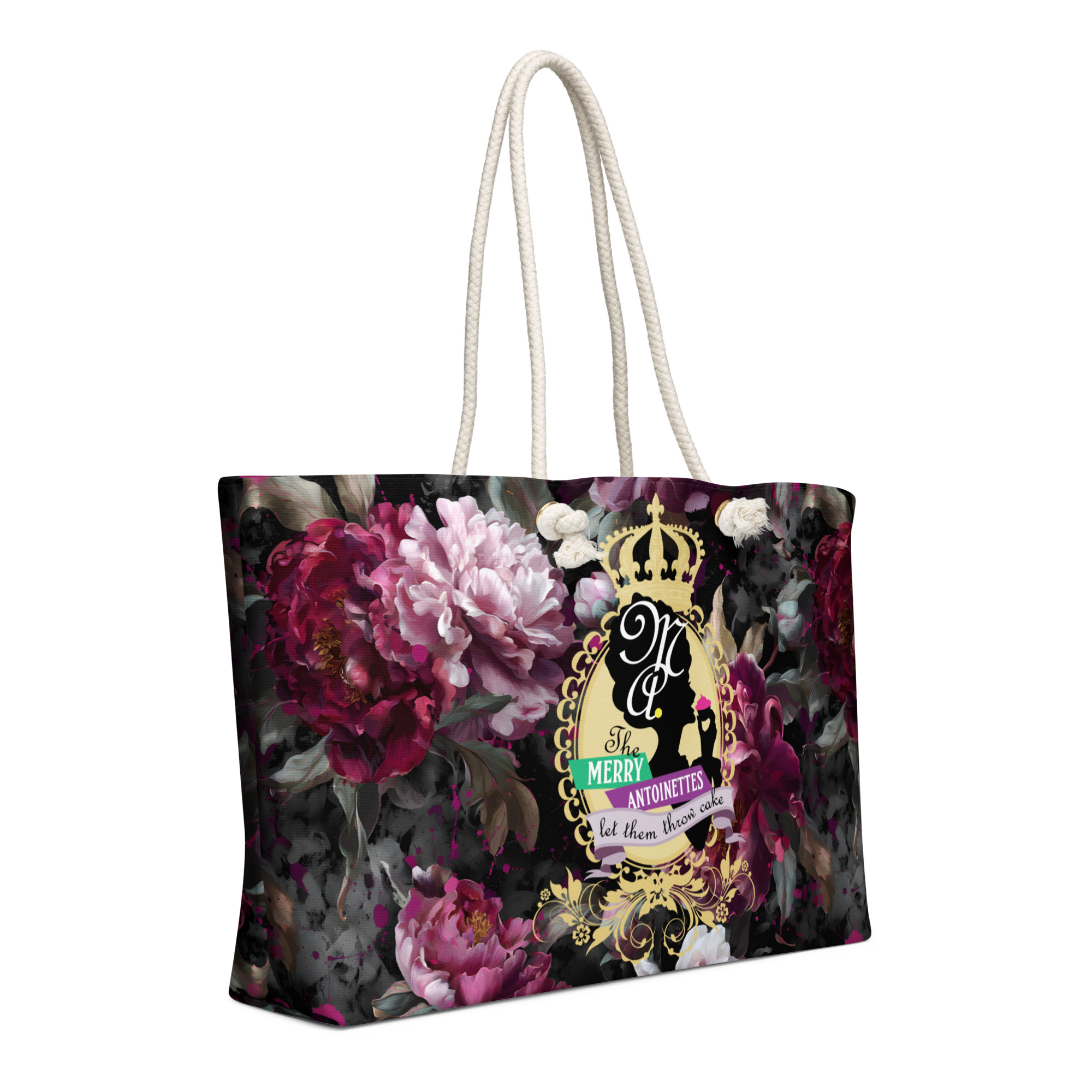 Krewe Crest Floral Oversized Weekender Bag - Image 3