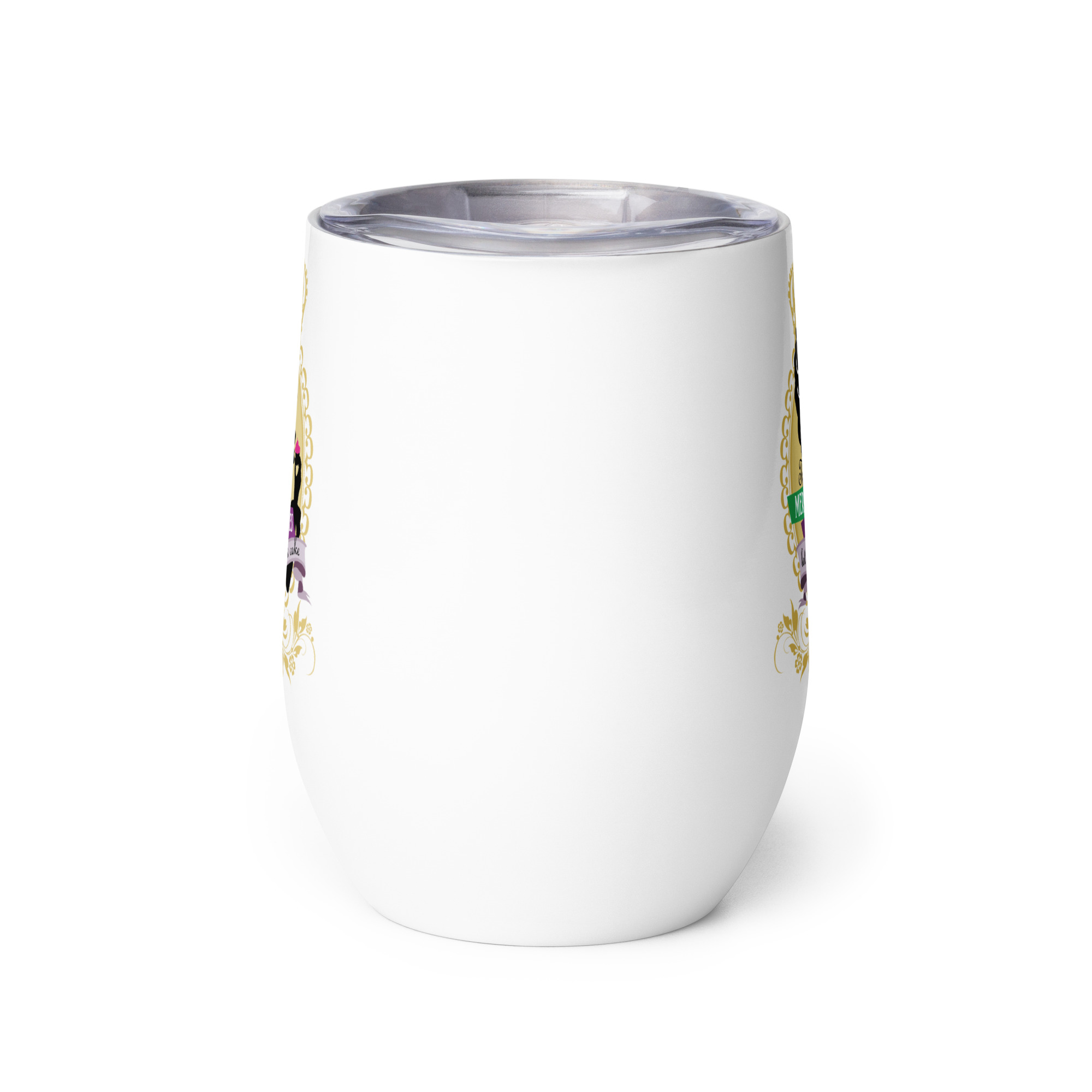 Krewe Crest Wine Tumbler - Image 3