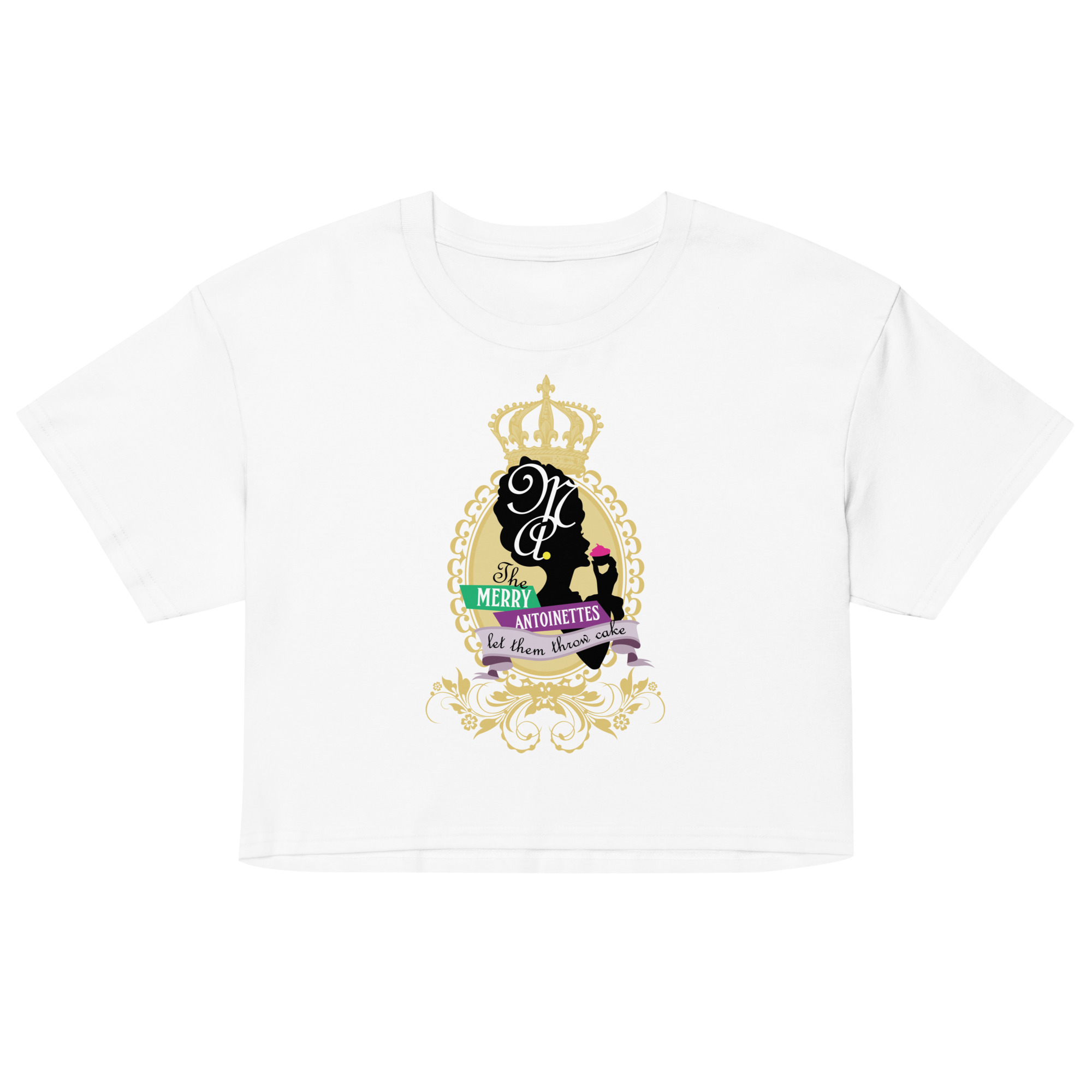 Krewe Crest Women’s Crop Top - Image 2