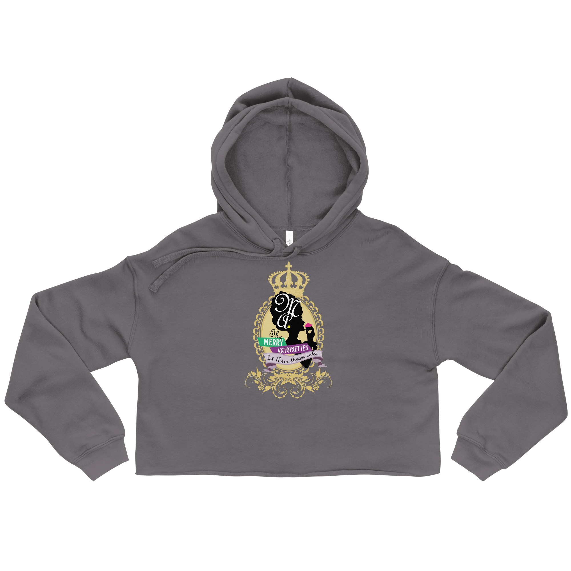 Krewe Crest Crop Hoodie - Image 2