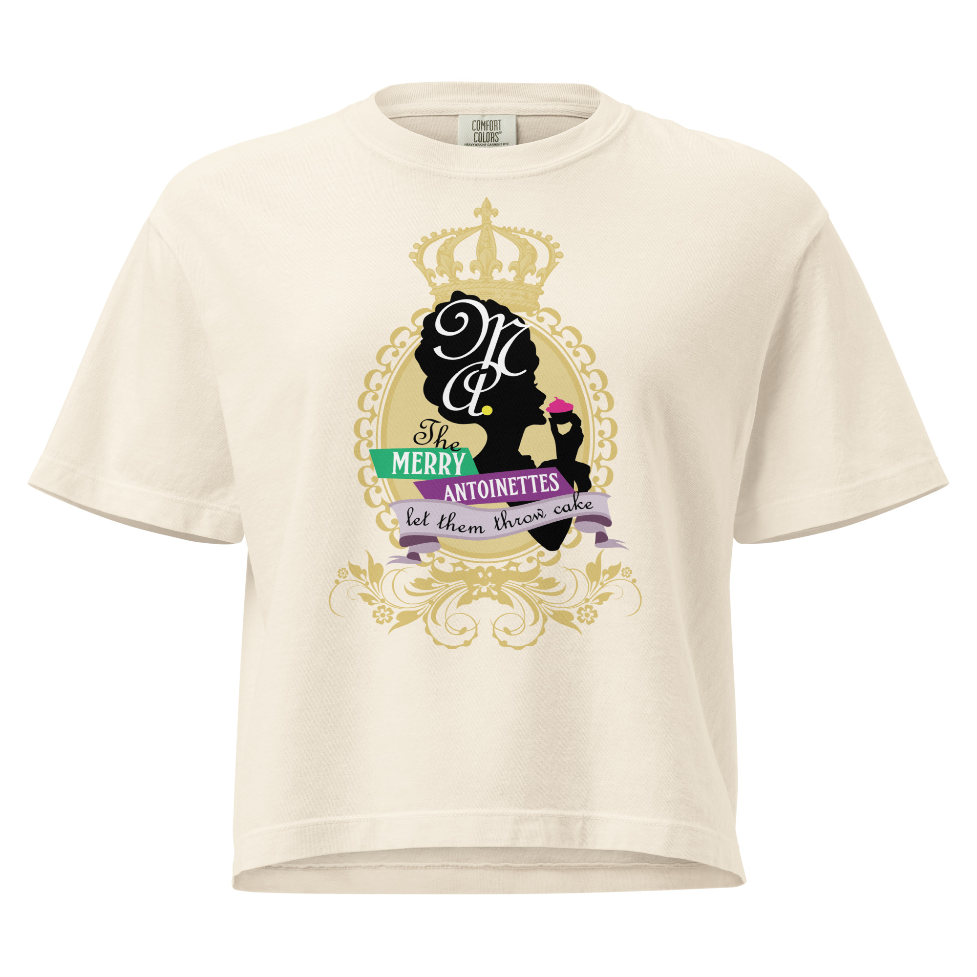 Krewe Crest Women’s Boxy Tee - Image 4
