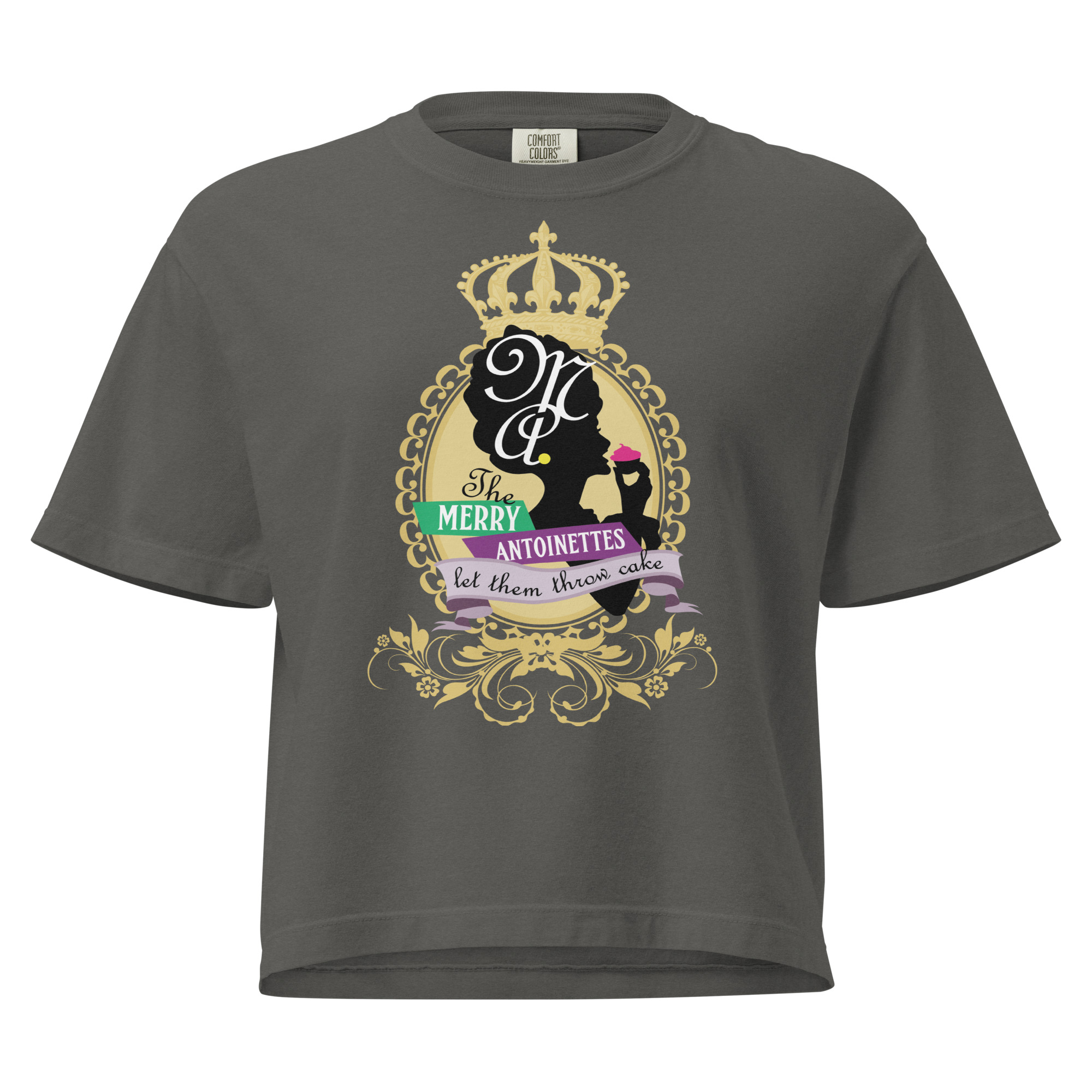 Krewe Crest Women’s Boxy Tee - Image 2